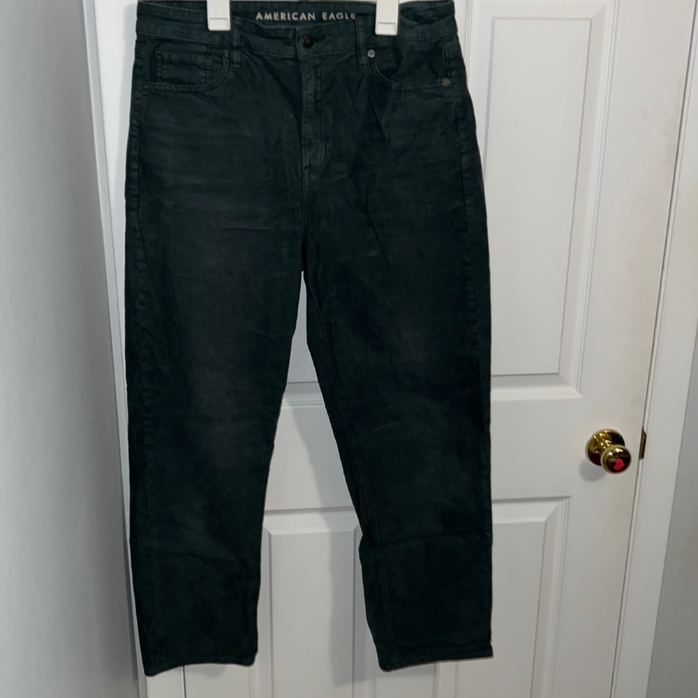 AE Mom straight jeans- corduroys